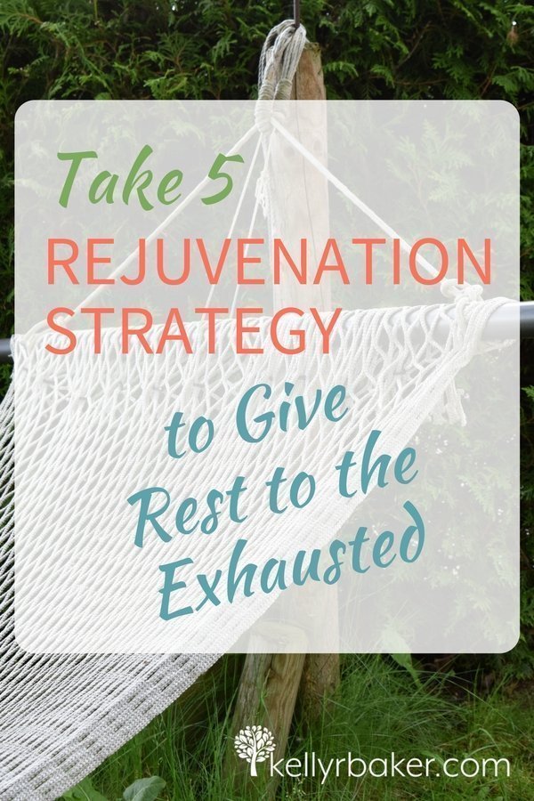 Pin this: Take Five Rejuvenation Strategy.