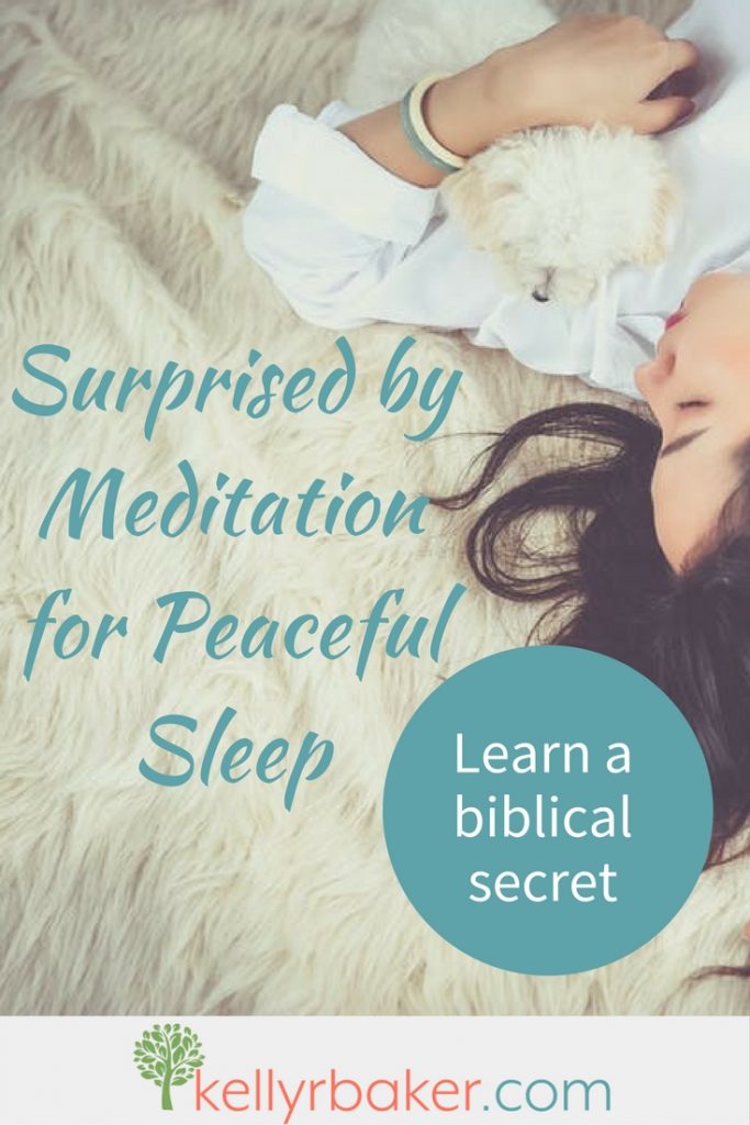 Do you struggle to quiet your mind some nights? Your body is ready for sleep, but your mind isn't. Frustrating, isn't it? Try meditating on this for peace. #sleep #Bible #God