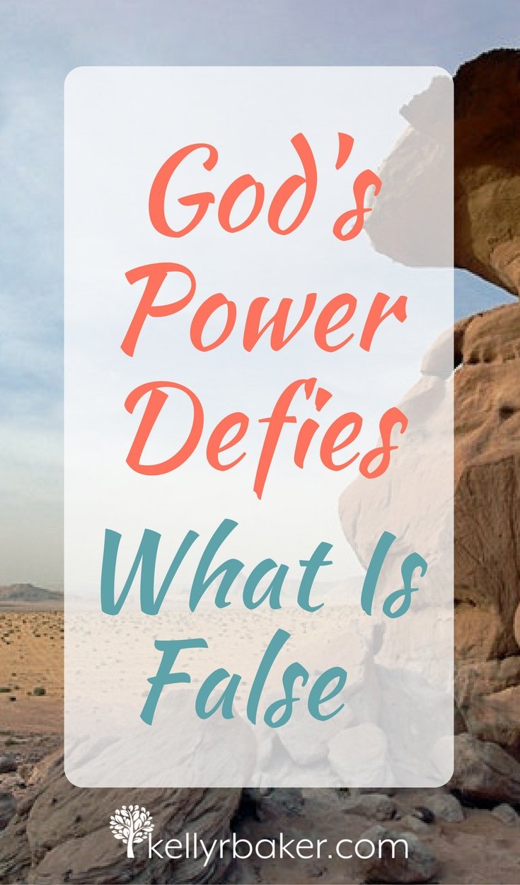 God’s power defied the false gods of Egypt in Pharaoh’s day. Am I allowing God to manifest His power in my life, even to uproot what is false in it?