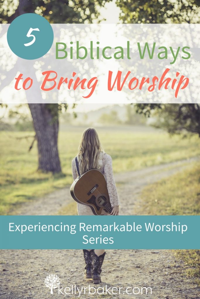 One of the definitions of worship is akin to a dog licking his owner’s hand. How’s that for a word picture? (Don’t worry; you don’t have to lick God’s hand like a dog.) But the Bible talks about expression and demonstration in worship! We are going to explore that in this post. #thrive #thrivinginworship #instruments #church #churchservice #godtime #devotional