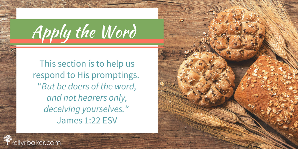 This section is to help us respond to His promptings. "But be doers of the word, and not hearers only, deceiving yourselves." James 1:22 ESV #ThrivingInChrist #DailyBread #DailyTime #BibleStudy #GodTime #QuietTime #Devotions #Devotional #40dayswithGod #40daysofdailybread #Bible #spritualgrowth