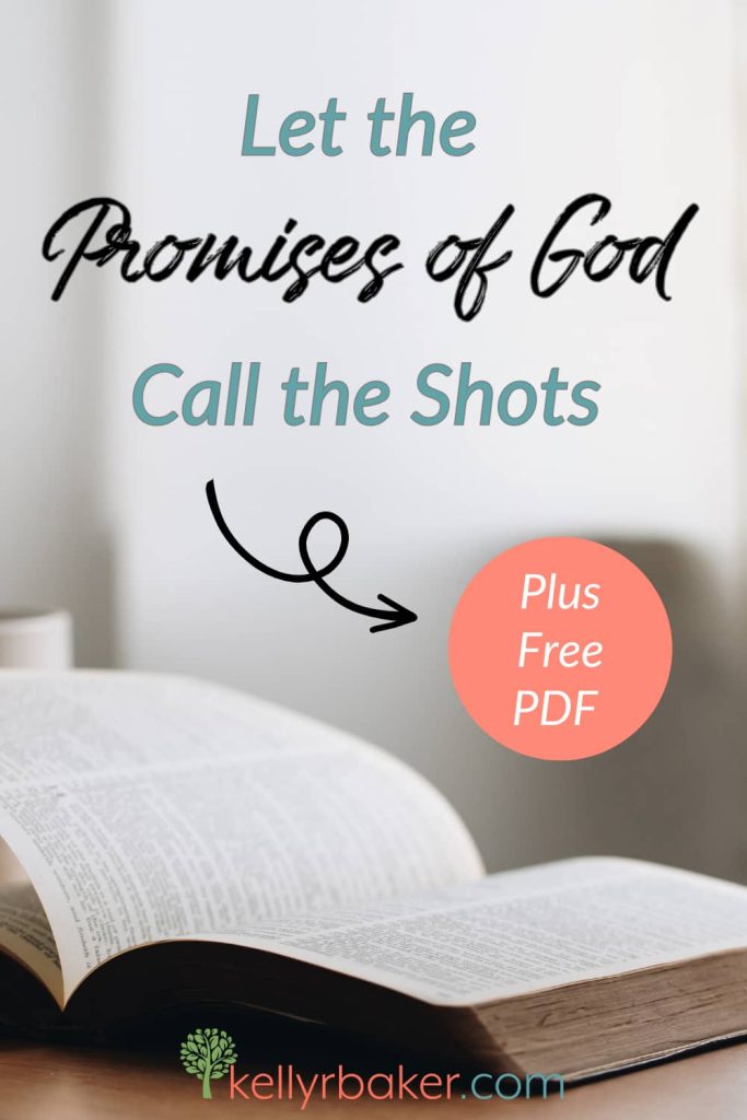 Let the promises of God call the shots in your life. Get the free PDF of 12 promises of God Bible verses.